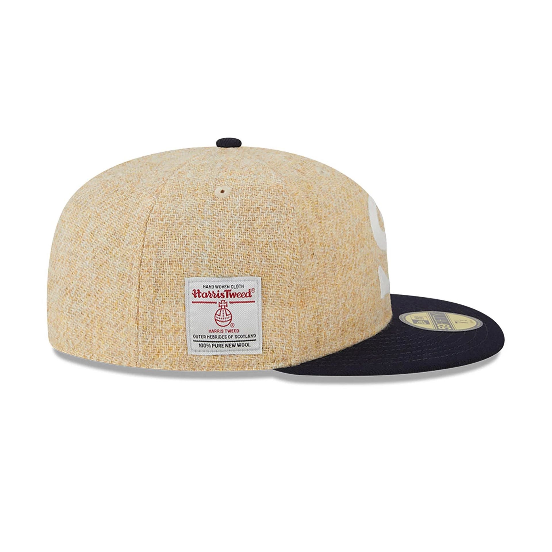 This is a Chicago White Sox Harris Tweed Beige 59FIFTY Fitted Cap 7