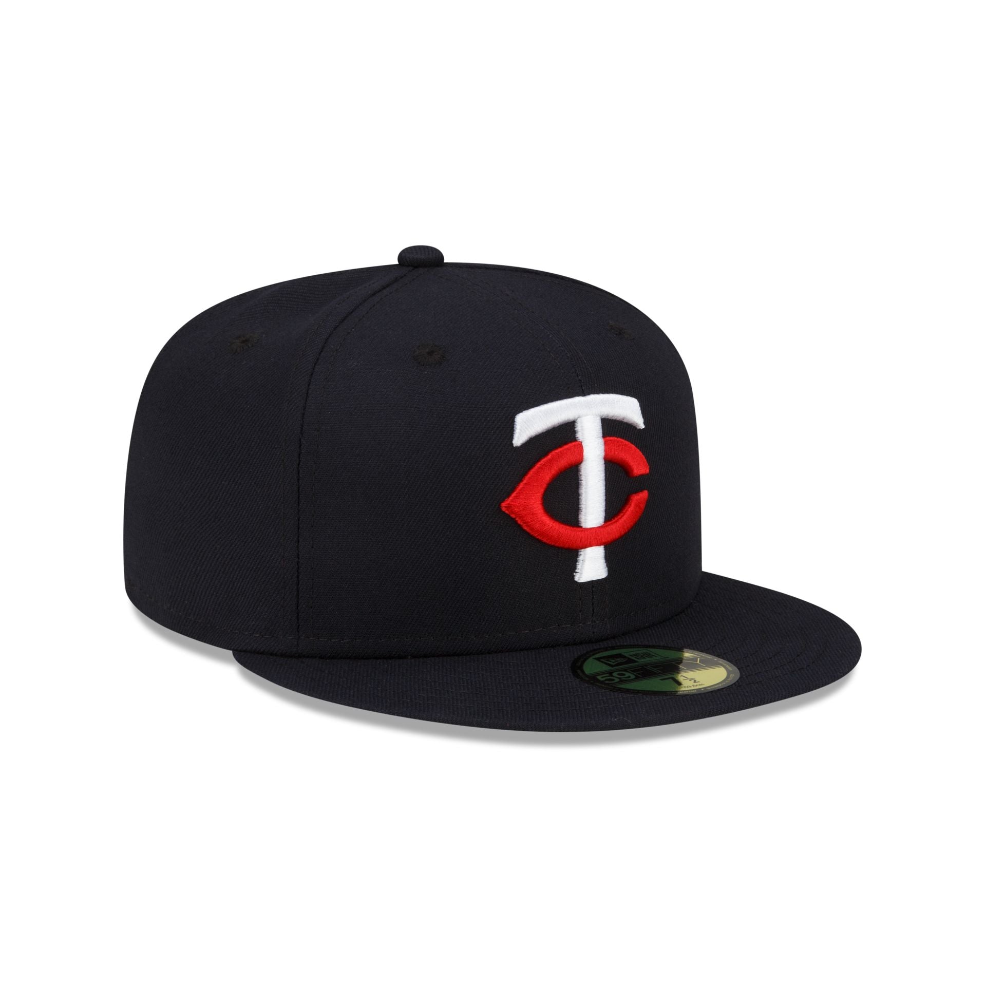 This is a Minnesota Twins MLB Authentic On Field Navy 59FIFTY Fitted Cap 1