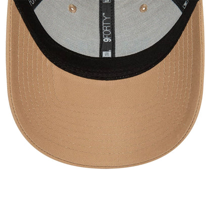 This is a New Era Miami Beige 9FORTY Adjustable Cap 5