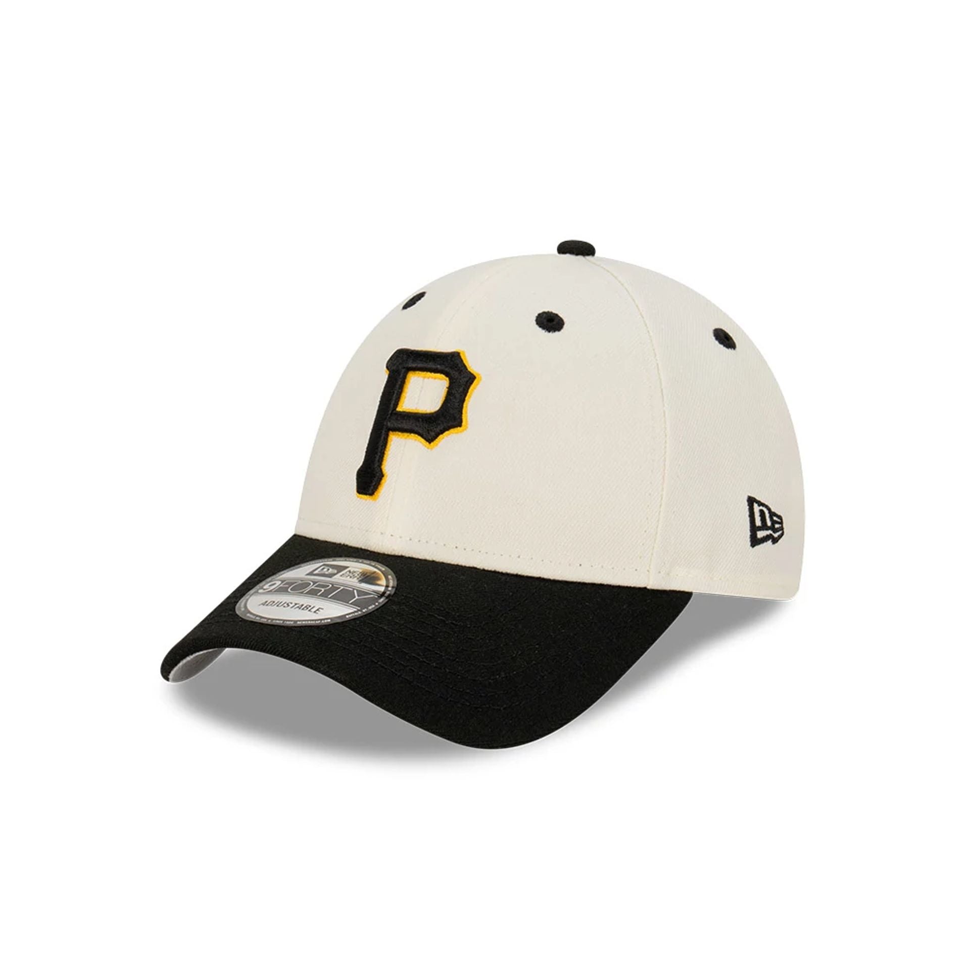 This is a Pittsburgh Pirates 2Tone White 9FORTY Adjustable Cap 1