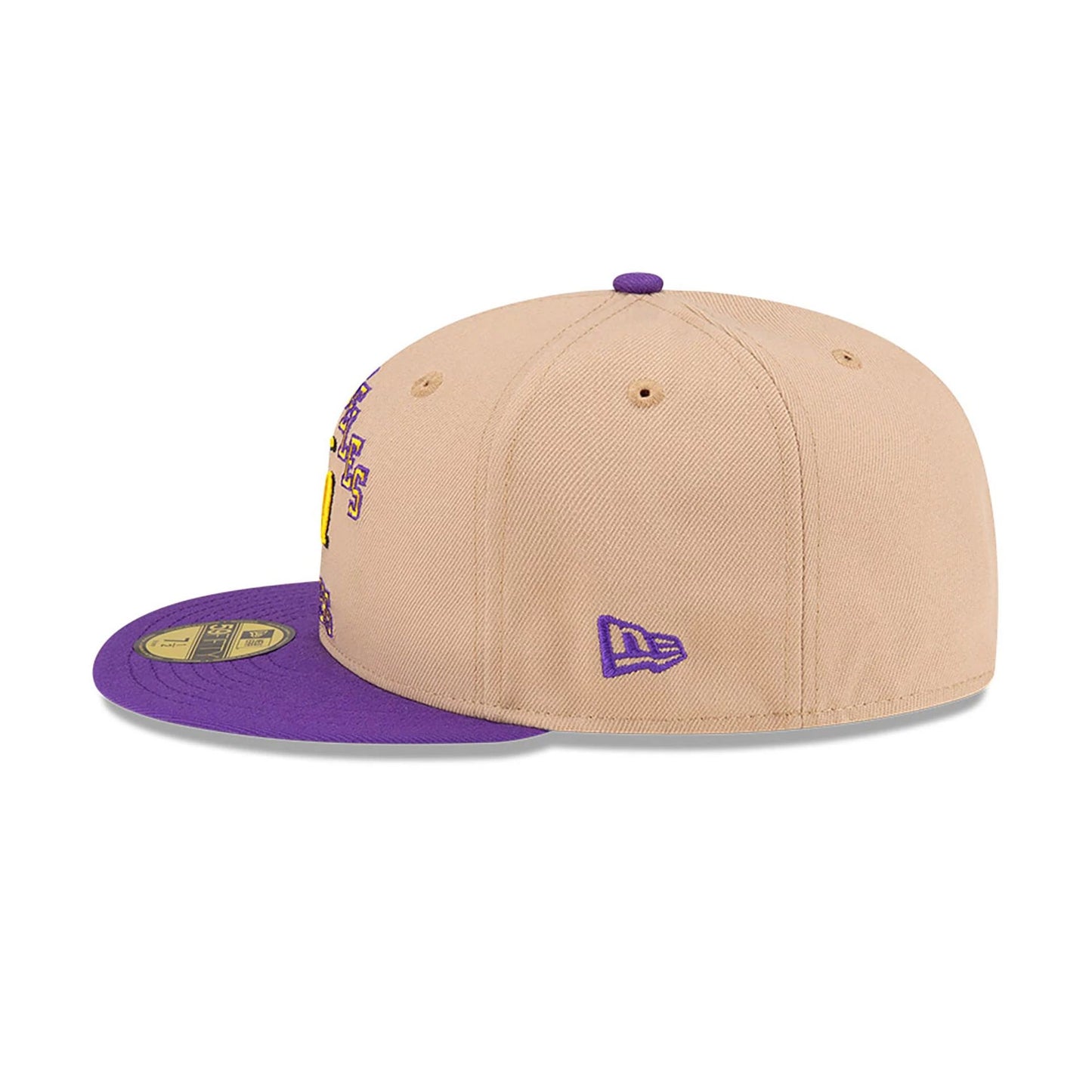 This is a LA Lakers NBA City Edition Brown 59FIFTY Fitted Cap 7