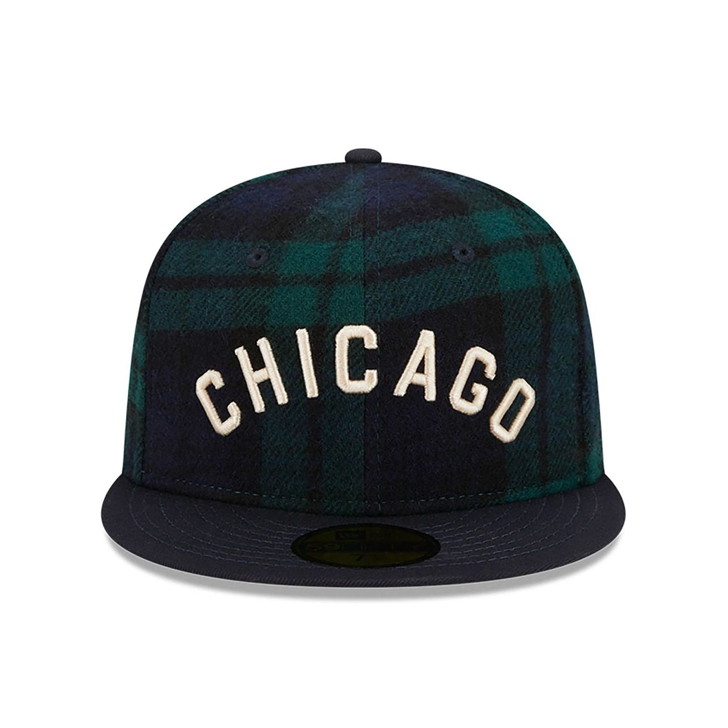 This is a Chicago White Sox Black Watch Tartan Navy 59FIFTY Fitted Cap 4