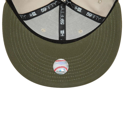 This is a Oakland Athletics 2Tone Cloud Stone 59FIFTY Fitted Cap 5