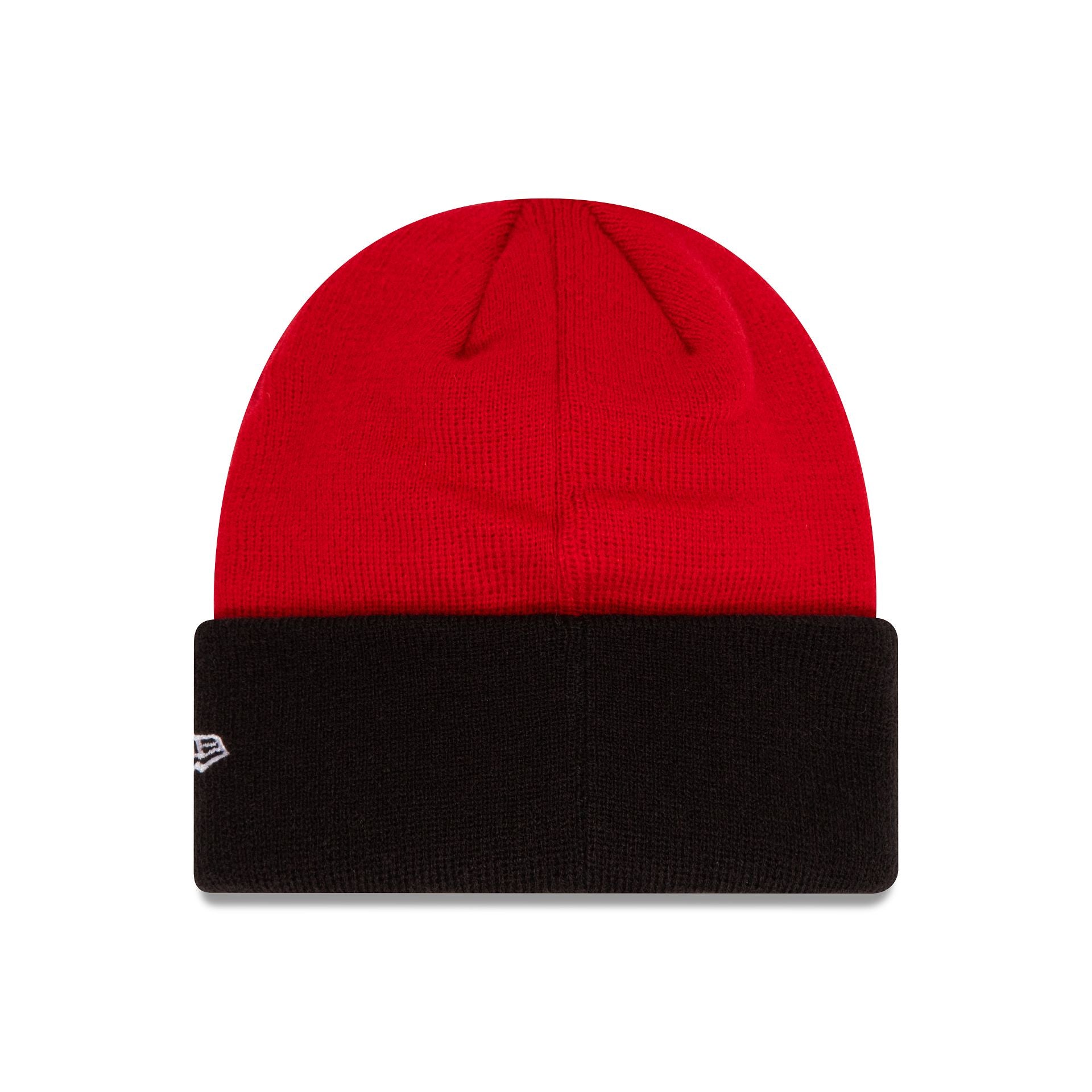 This is a AC Milan Youth Doodle Red Cuff Knit Beanie Hat 2