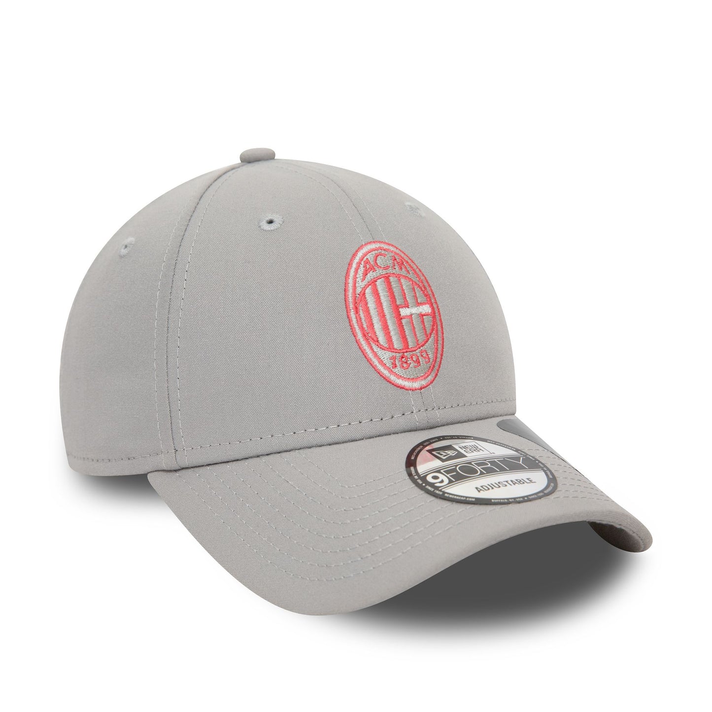 This is a AC Milan Seasonal Pop Grey Repreve 9FORTY Adjustable Cap 3