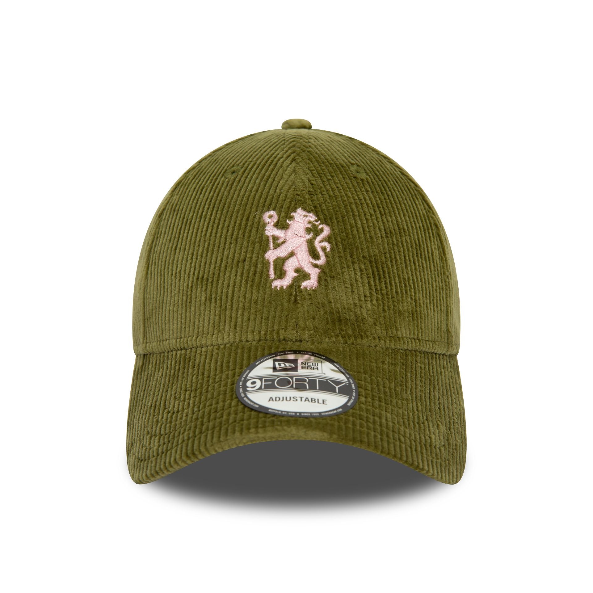 This is a Chelsea FC Lion Crest Midcord Green 9FORTY Adjustable Cap 2