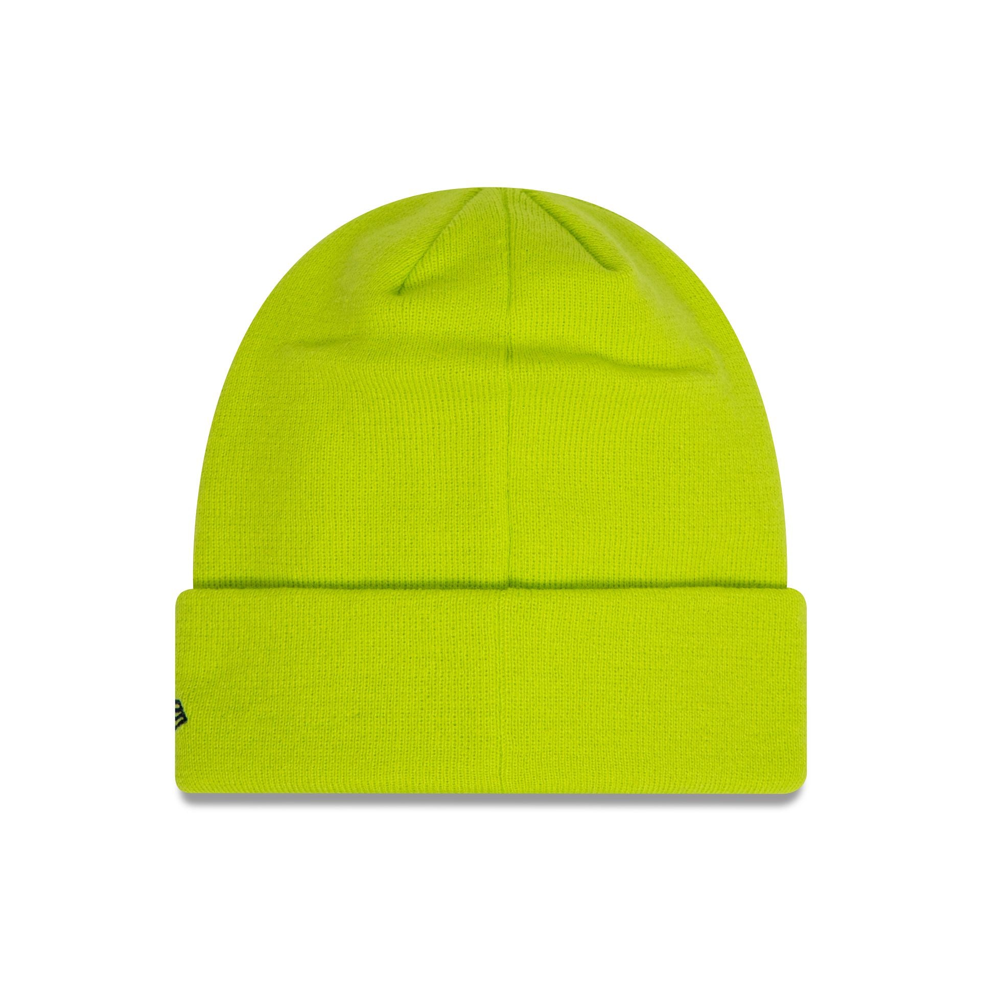 This is a Tottenham Hotspur FC Seasonal Bright Green Cuff Knit Beanie Hat 2