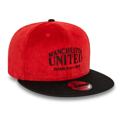 This is a Manchester United FC Midcord Red 9FIFTY Snapback Cap 3