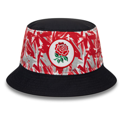 This is a Rugby Football Union All Over Print Navy Bucket Hat 1