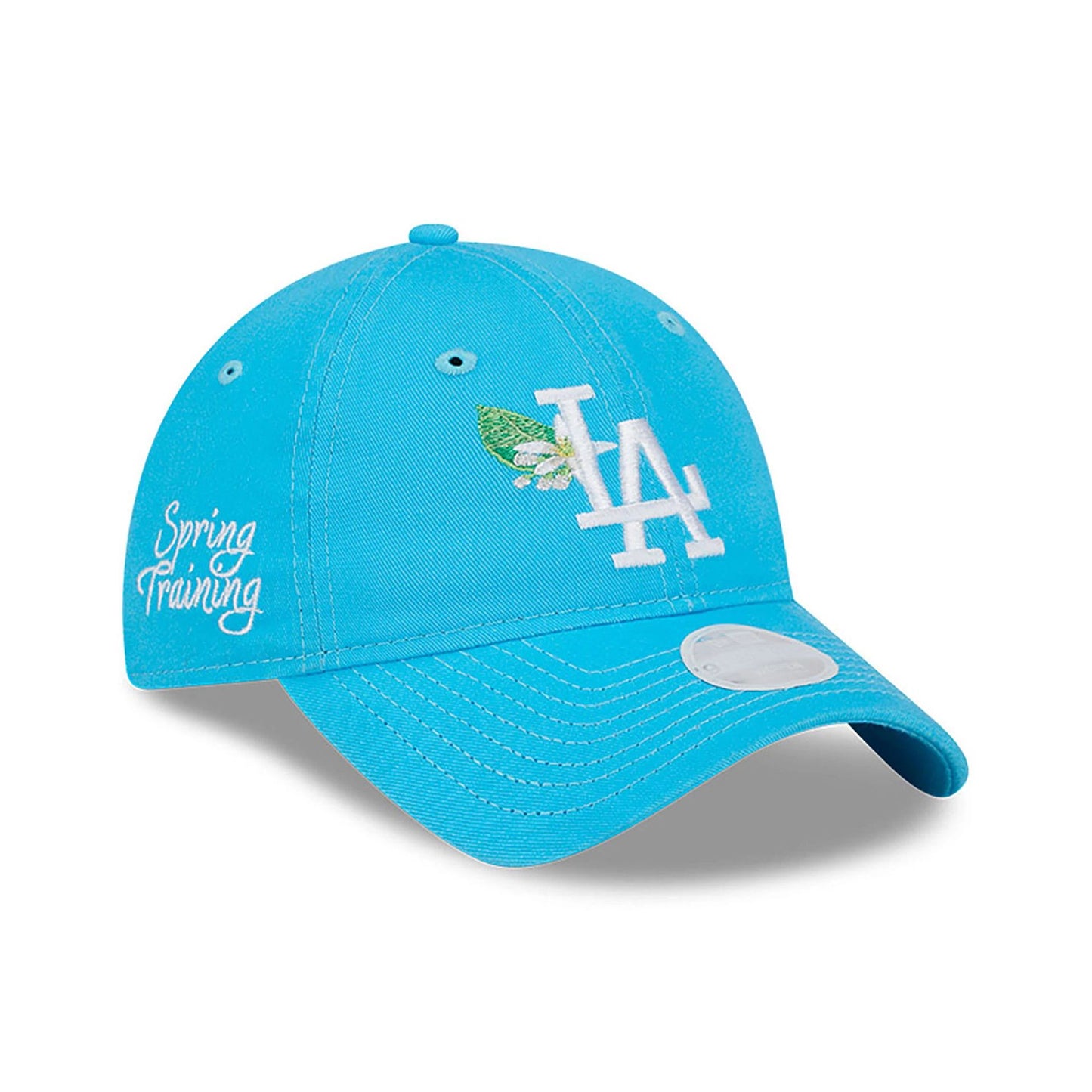 This is a LA Dodgers Womens Blossom Blue 9TWENTY Adjustable Cap 1