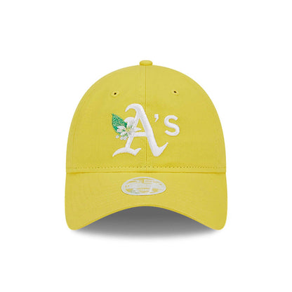 This is a Oakland Athletics Womens Blossom Yellow 9TWENTY Adjustable Cap 2