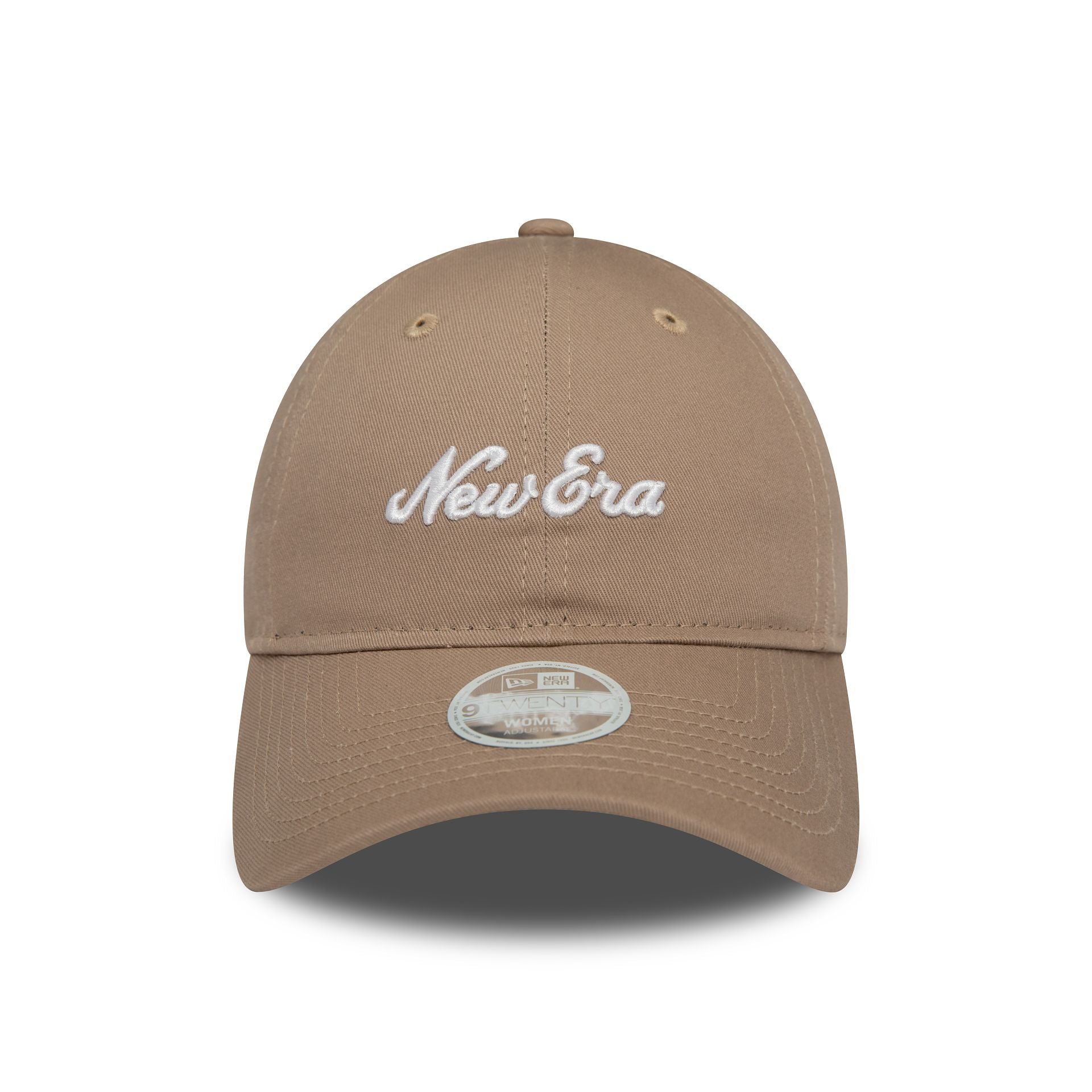 This is a New Era Heritage Womens Pastel Brown 9TWENTY Adjustable Cap 3