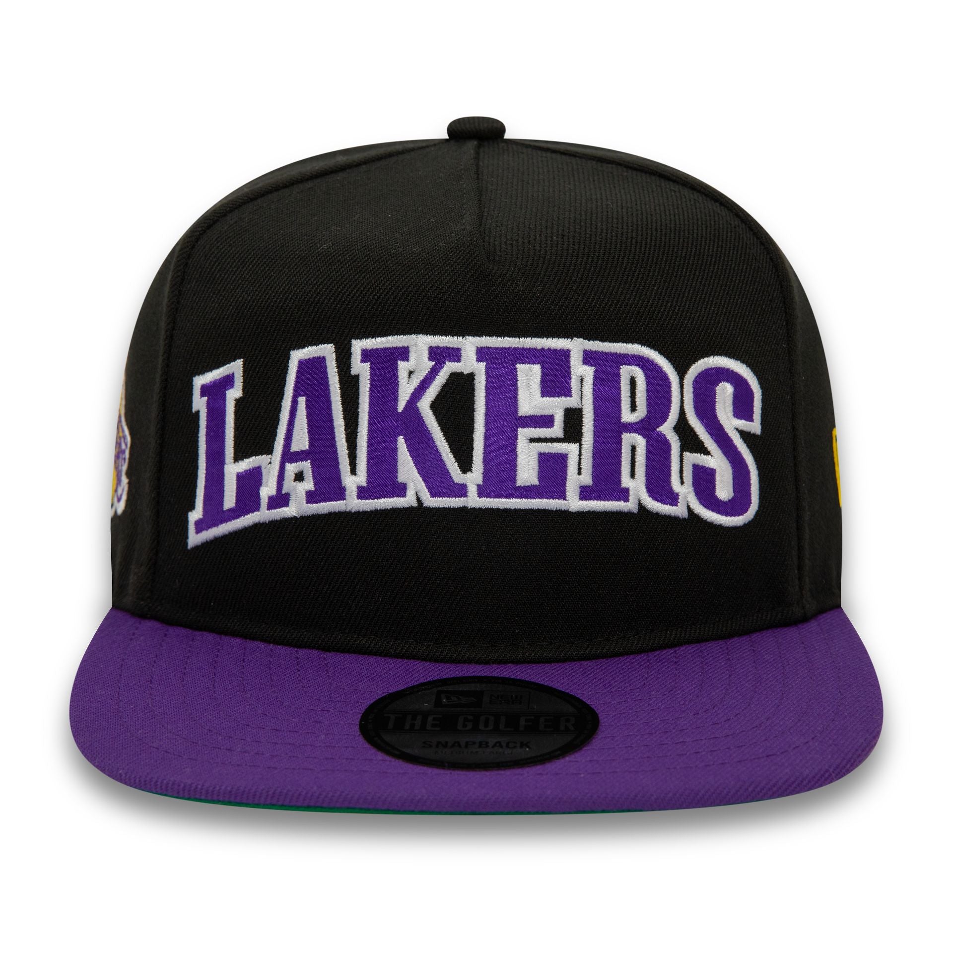 This is a LA Lakers NBA Black Golfer Cap 2