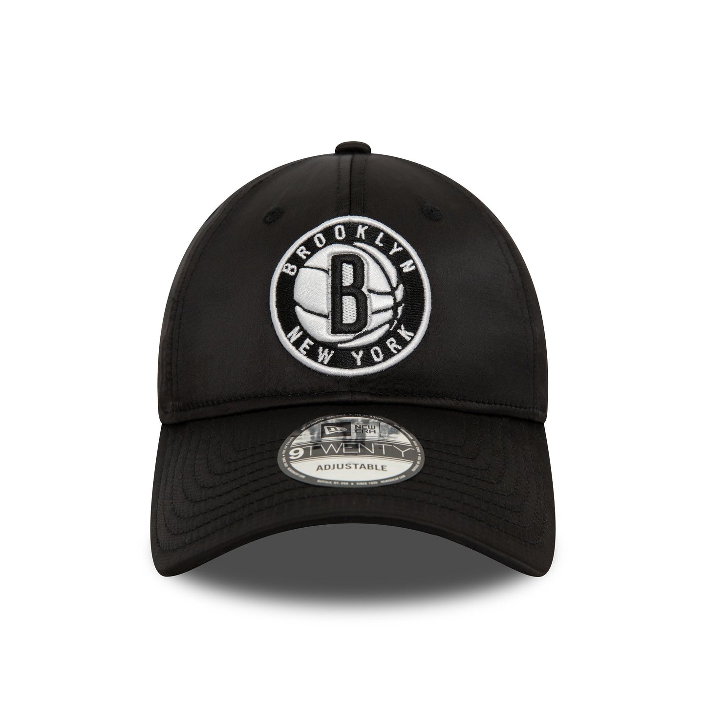 This is a Brooklyn Nets NBA Satin Black 9TWENTY Adjustable Cap 3