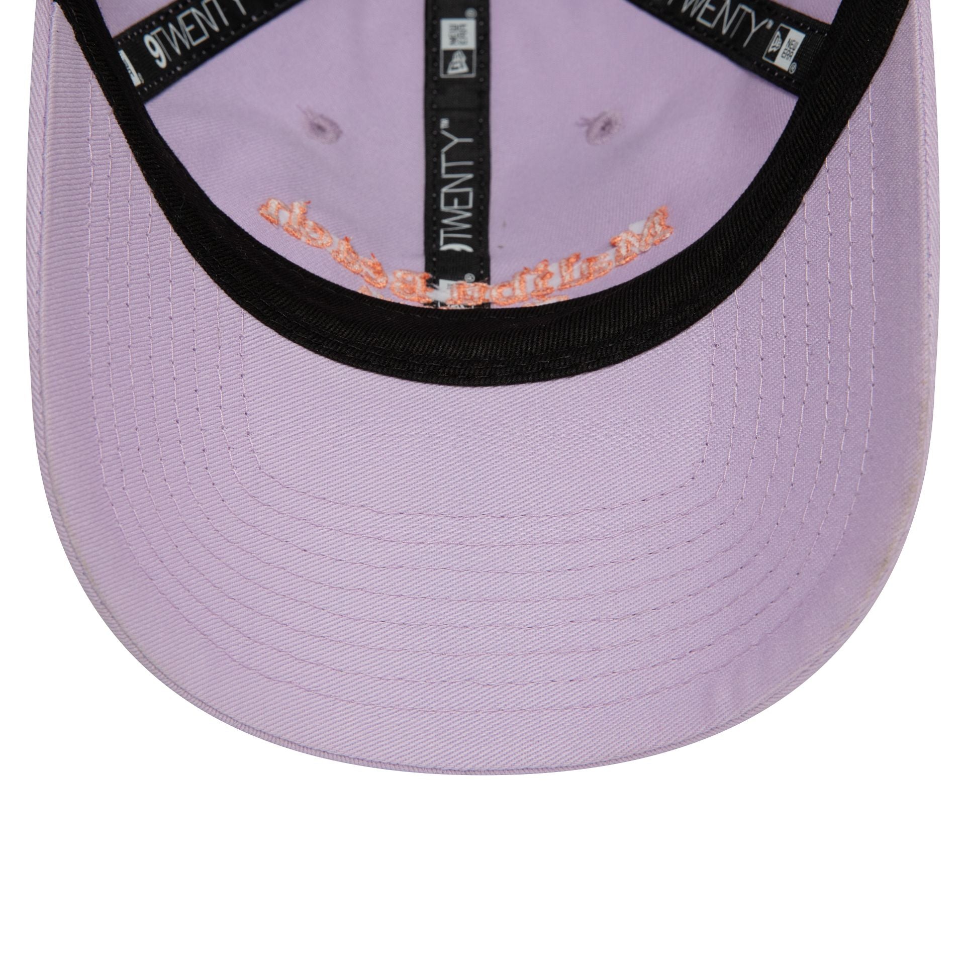 This is a New Era Womens Malibu Beach Wordmark Pink 9TWENTY Adjustable Cap 2