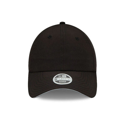 This is a New Era Womens Open Back Black 9FORTY Adjustable Cap 2