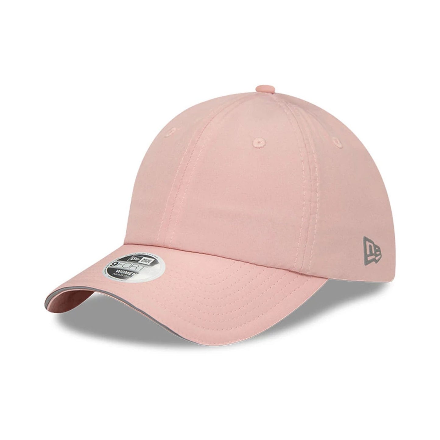 This is a New Era Womens Open Back Pink 9FORTY Cap 1