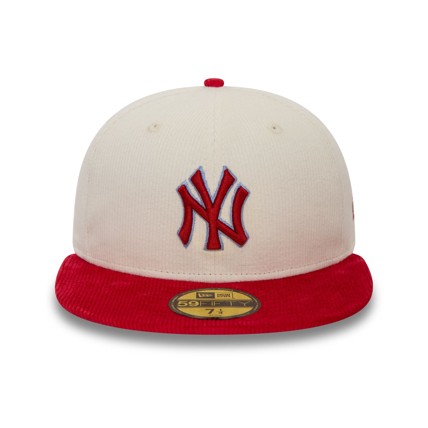 This is a New York Yankees MLB Cord White 59FIFTY Fitted Cap 3