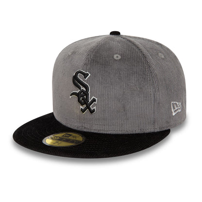 This is a Chicago White Sox MLB Cord Grey 59FIFTY Fitted Cap 4