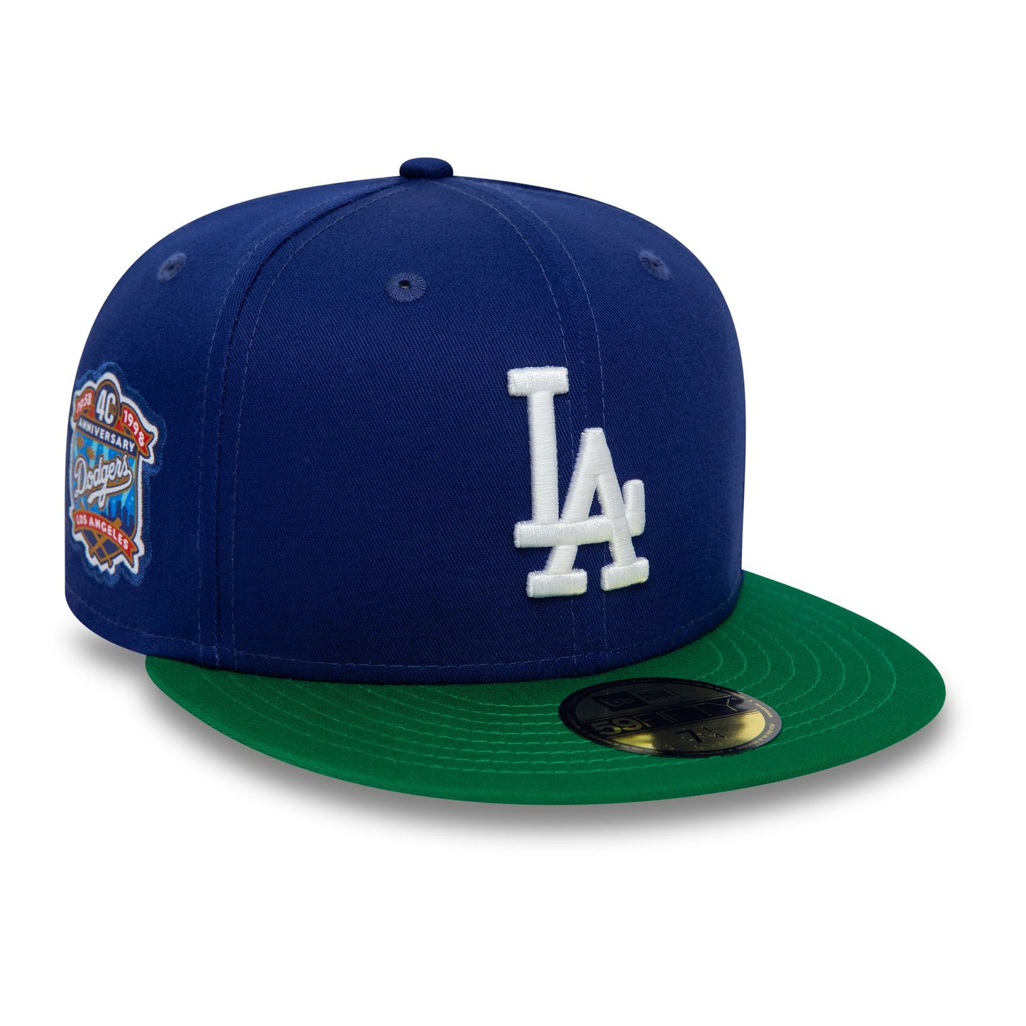 This is a LA Dodgers MLB Team Colour Blue 59FIFTY Fitted Cap 6