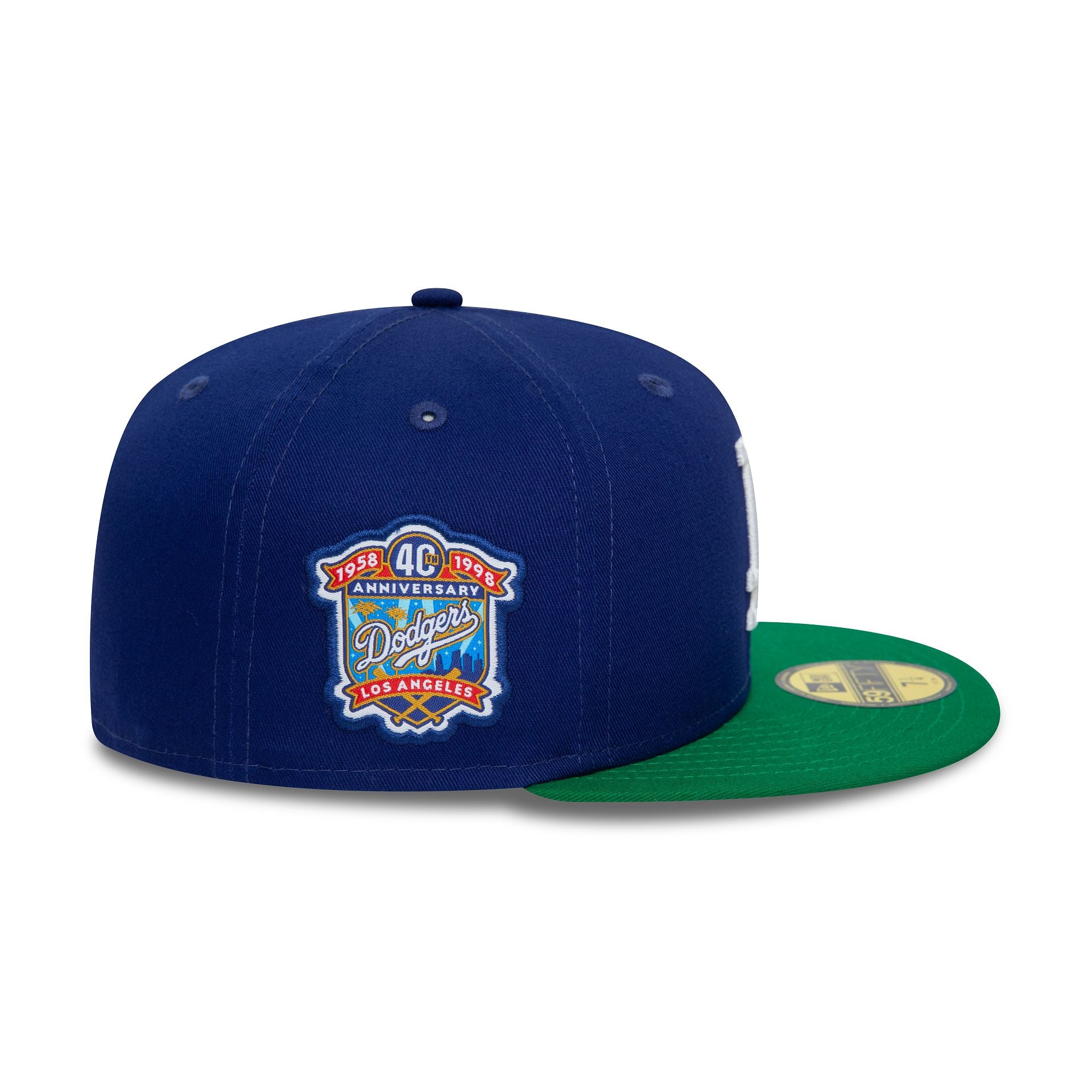 This is a LA Dodgers MLB Team Colour Blue 59FIFTY Fitted Cap 4