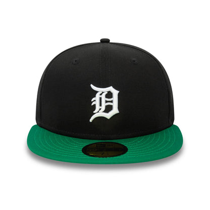 This is a Detroit Tigers MLB Team Colour Black 59FIFTY Fitted Cap 3