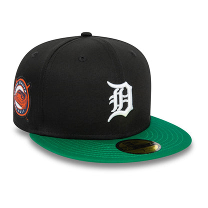 This is a Detroit Tigers MLB Team Colour Black 59FIFTY Fitted Cap 4