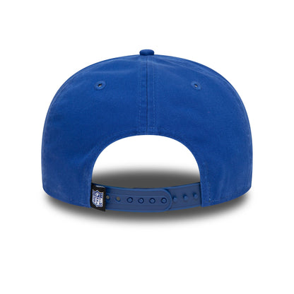 This is a New York Giants NFL Retro Blue Retro Crown 9FIFTY Snapback Cap 4