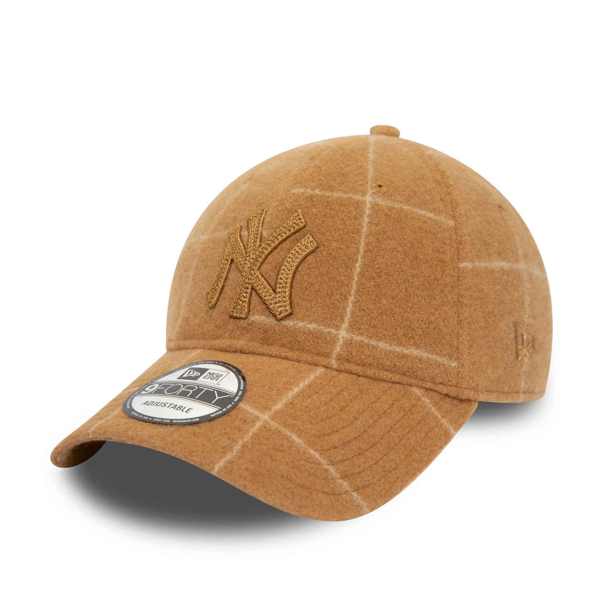 This is a New York Yankees MLB ReWool Stone 9FORTY Adjustable Cap 1