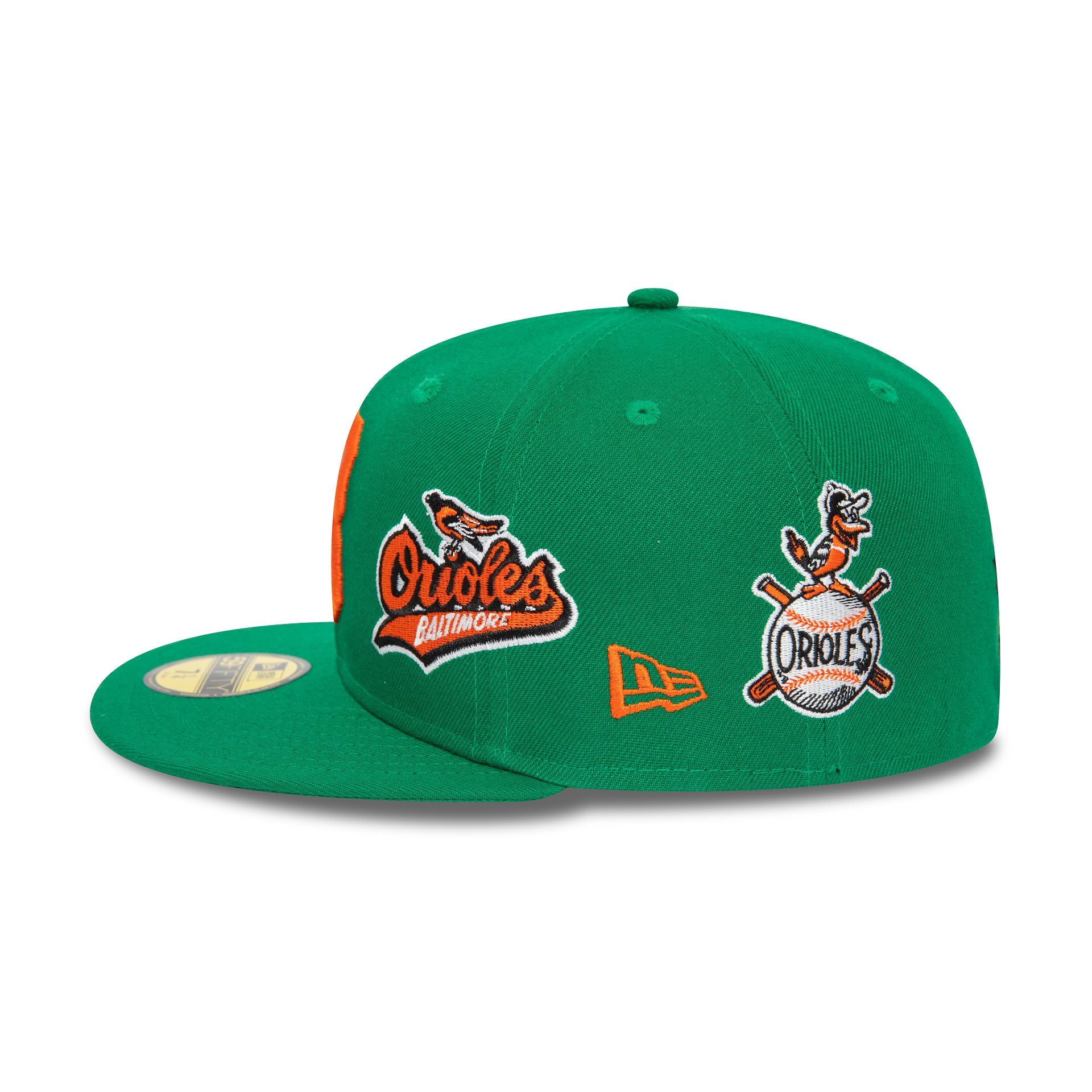 This is a Baltimore Orioles MLB Cooperstown Green 59FIFTY Fitted Cap 6