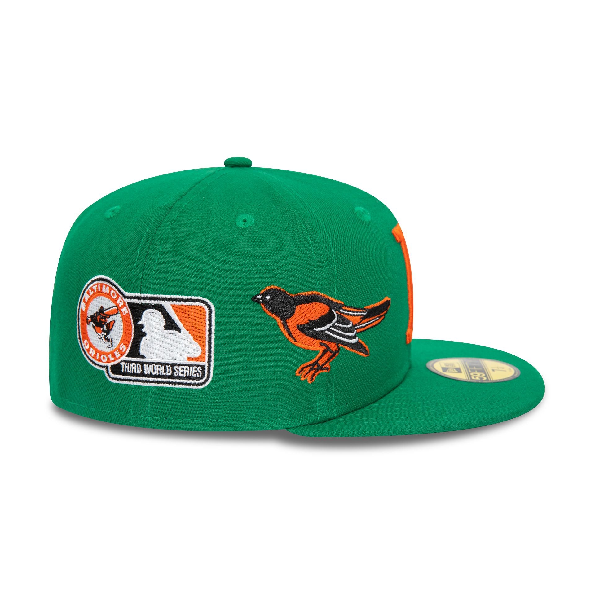 This is a Baltimore Orioles MLB Cooperstown Green 59FIFTY Fitted Cap 7