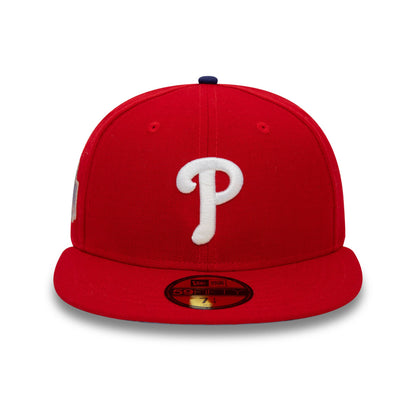 This is a Philadelphia Phillies MLB Icy Patch Red 59FIFTY Fitted Cap 3