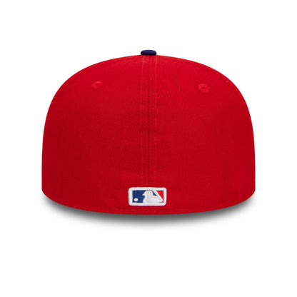 This is a Philadelphia Phillies MLB Icy Patch Red 59FIFTY Fitted Cap 4