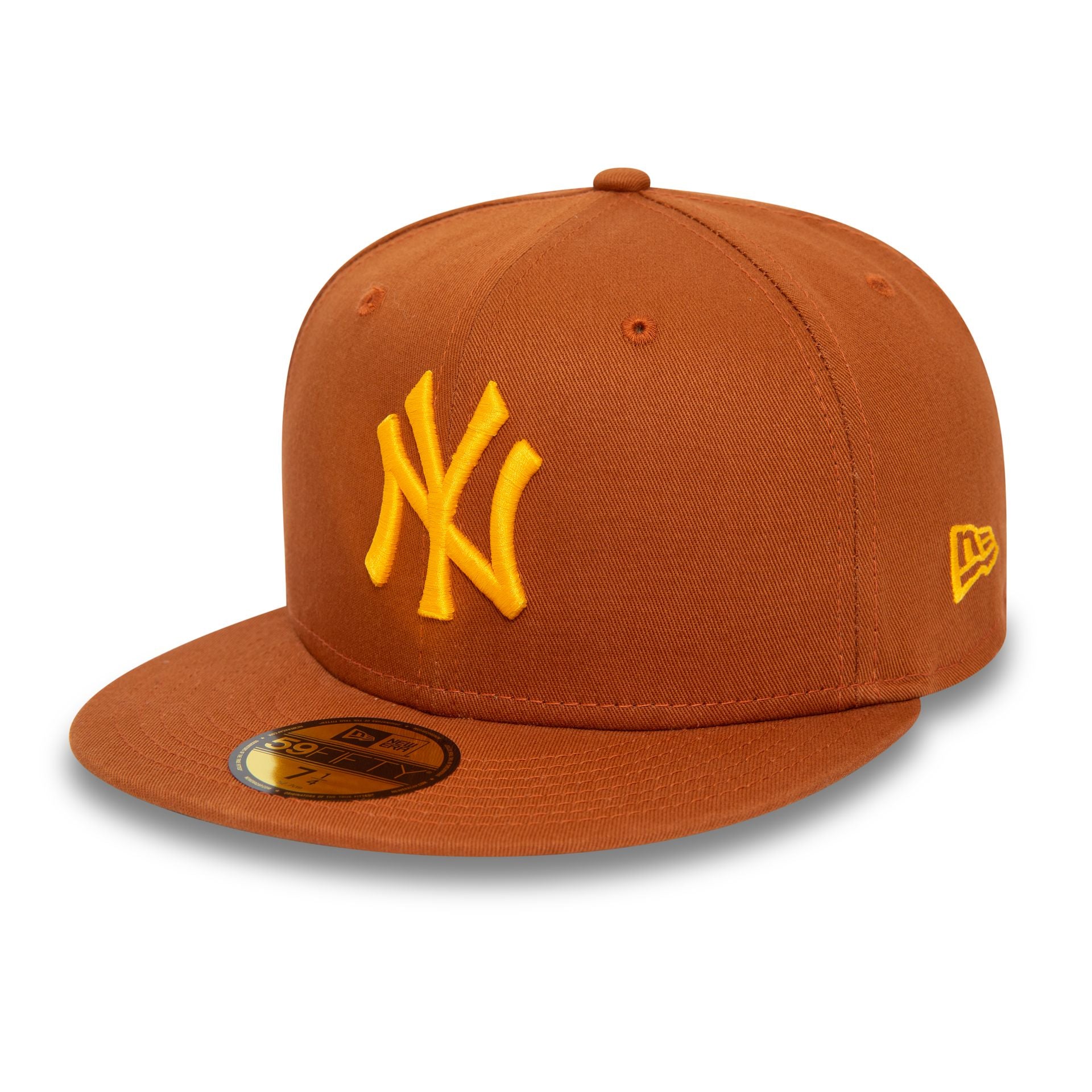 This is a New York Yankees League Essential Brown 59FIFTY Fitted Cap 1