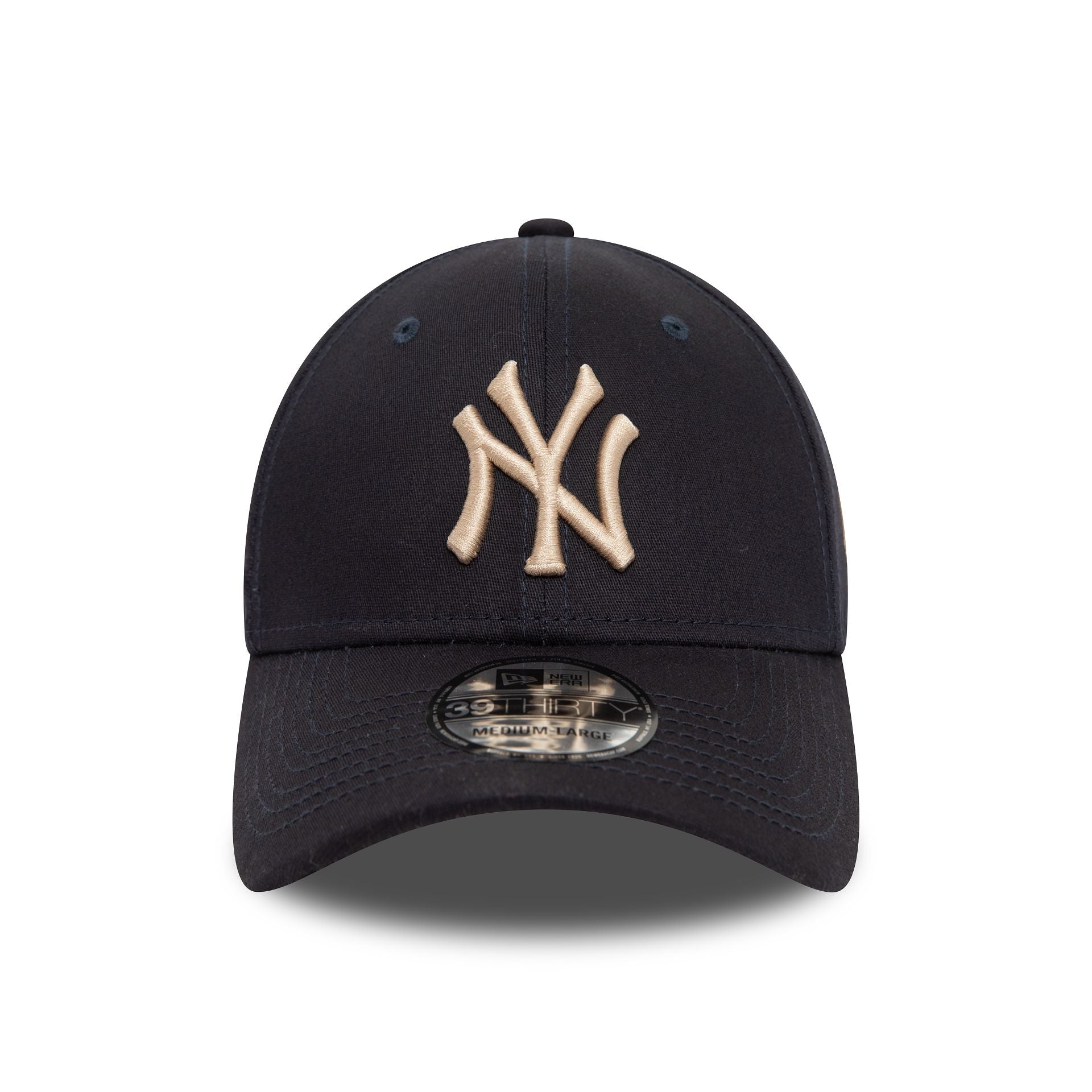 This is a New York Yankees League Essential Navy 39THIRTY Stretch Fit Cap 2