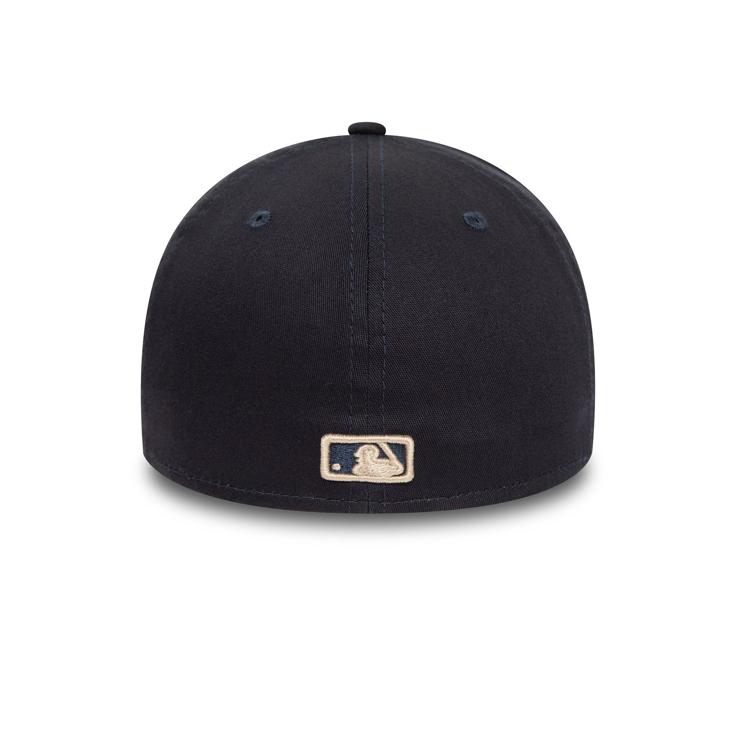 This is a New York Yankees League Essential Navy 39THIRTY Stretch Fit Cap 4