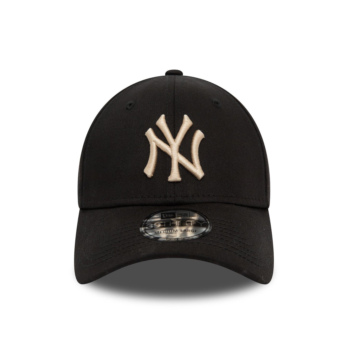 This is a New York Yankees League Essential Black 39THIRTY Stretch Fit Cap 2