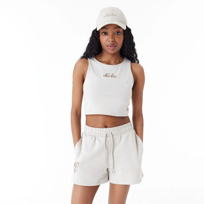 The Female model is wearing New Era Womens Stone Crop Tank Top 6