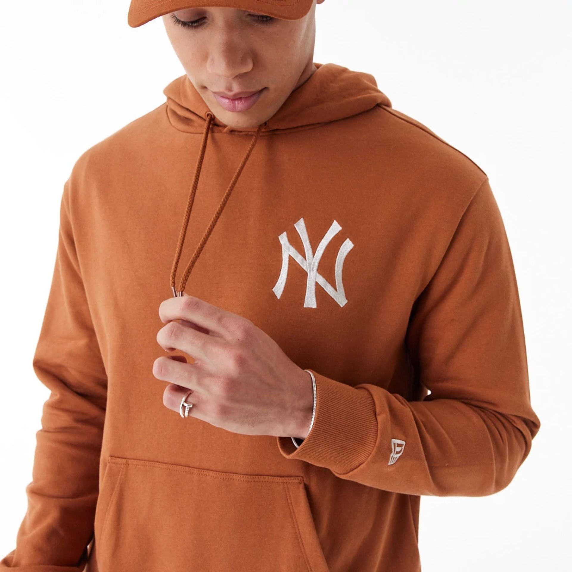 Sudadera yankees shops rosa