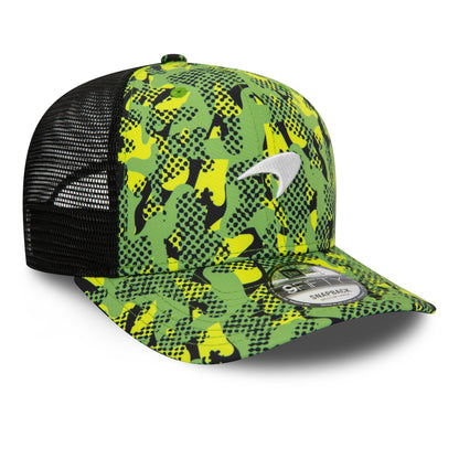 This is a McLaren Racing Camo Green 9FIFTY Snapback Cap 3