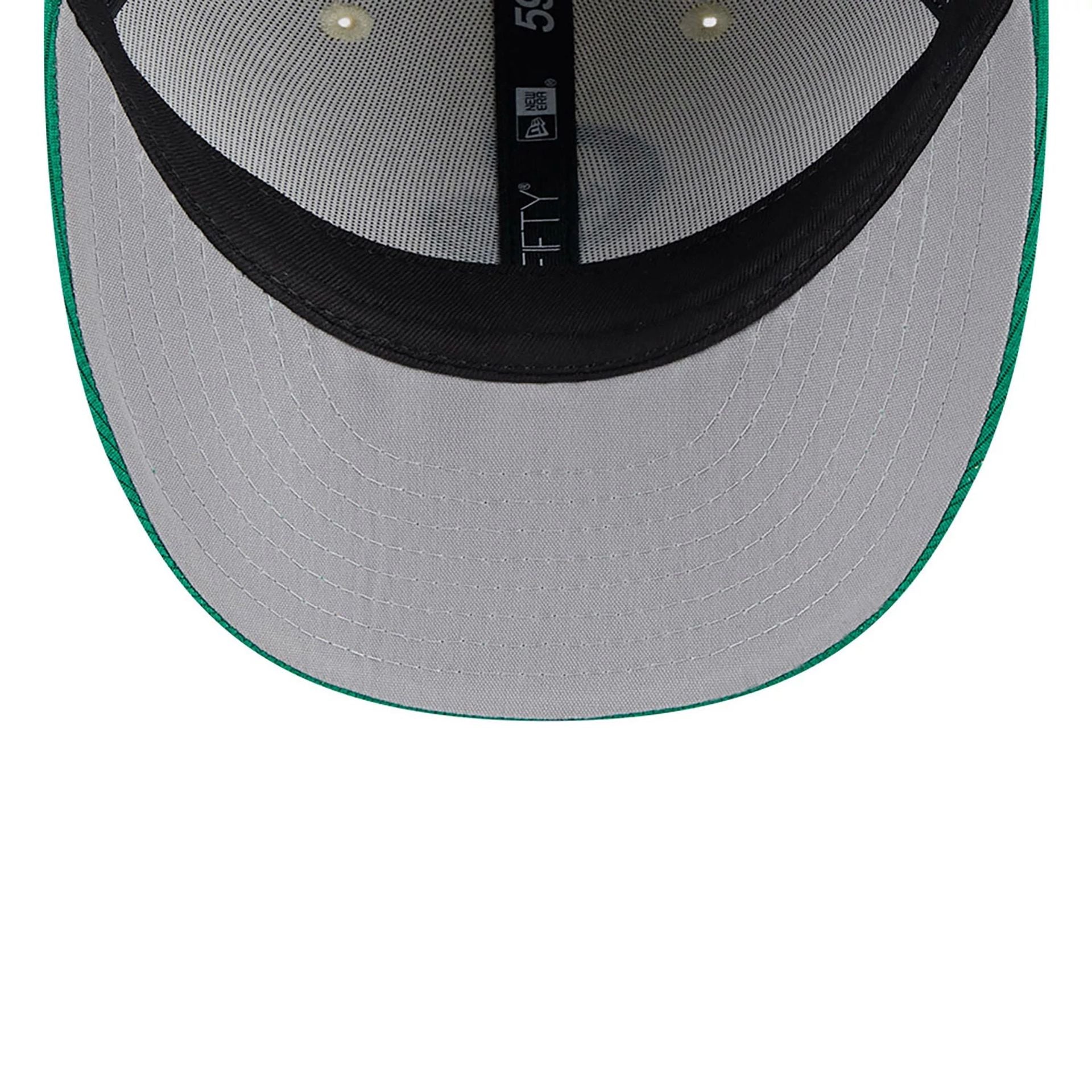 This is a Colorado Rockies St. Patrick's Day Green Low Profile 59FIFTY Fitted Cap 2