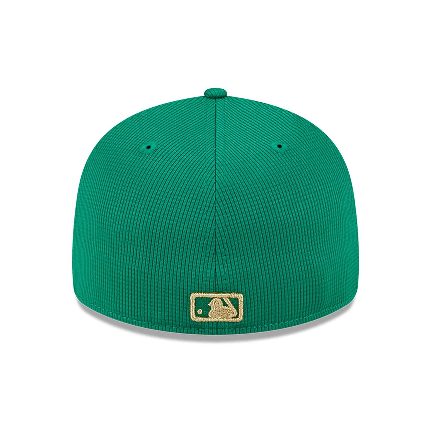 This is a Oakland Athletics St. Patricks Day Green Low Profile 59FIFTY Fitted Cap 5