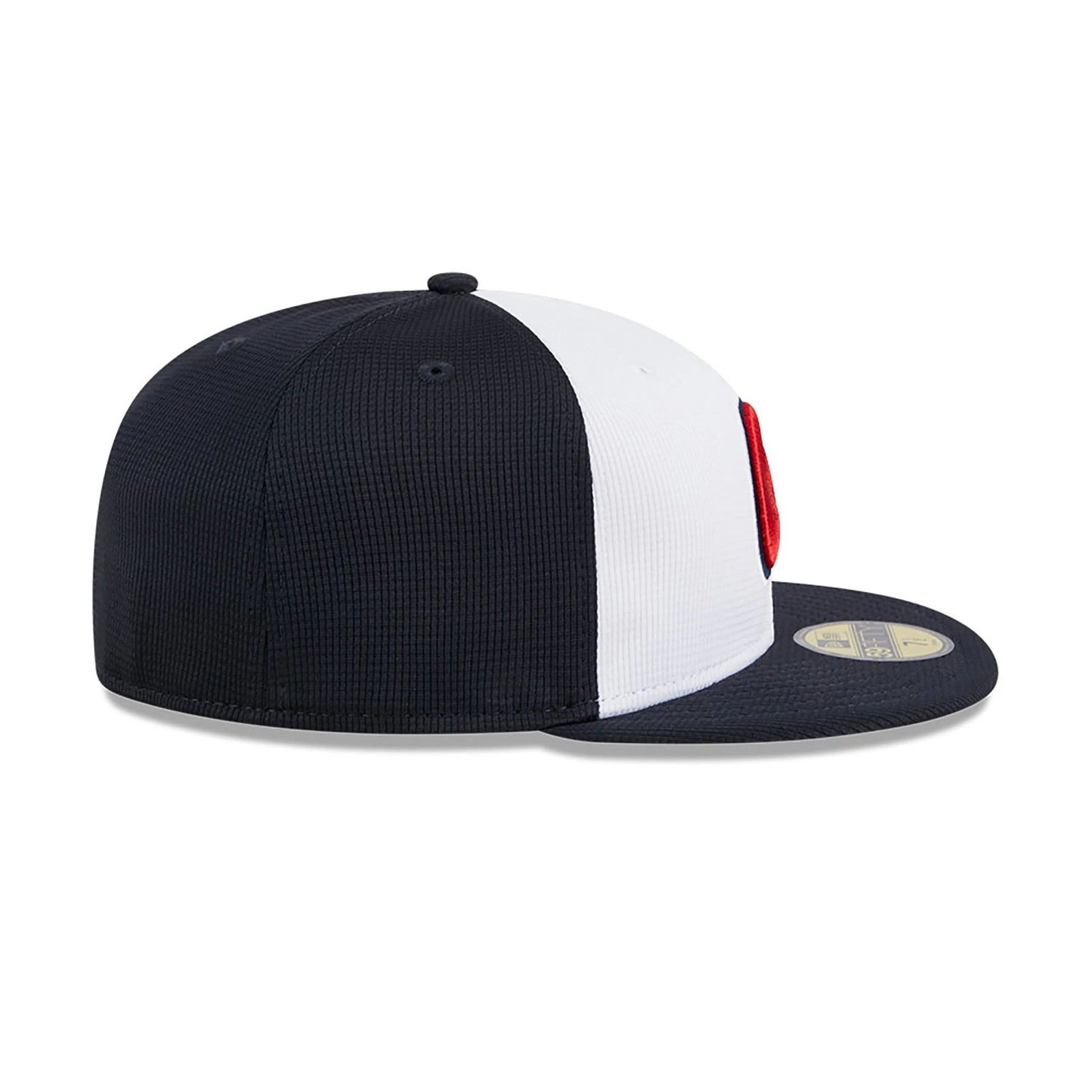 This is a Atlanta Braves MLB Batting Practice Navy 59FIFTY Fitted Cap 6