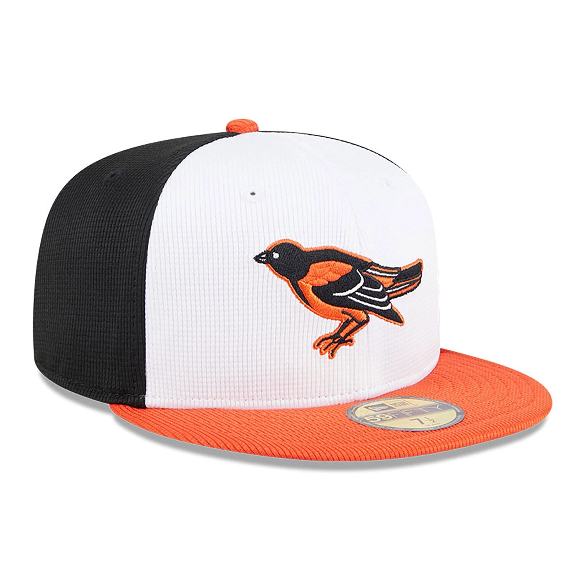 This is a Baltimore Orioles MLB Batting Practice Black 59FIFTY Fitted Cap 7