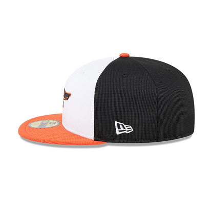 This is a Baltimore Orioles MLB Batting Practice Black 59FIFTY Fitted Cap 6