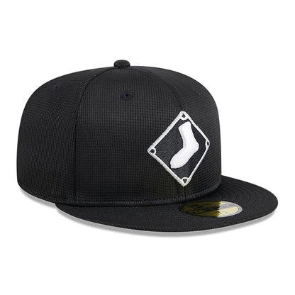 This is a Chicago White Sox MLB Batting Practice Black 59FIFTY Fitted Cap 4