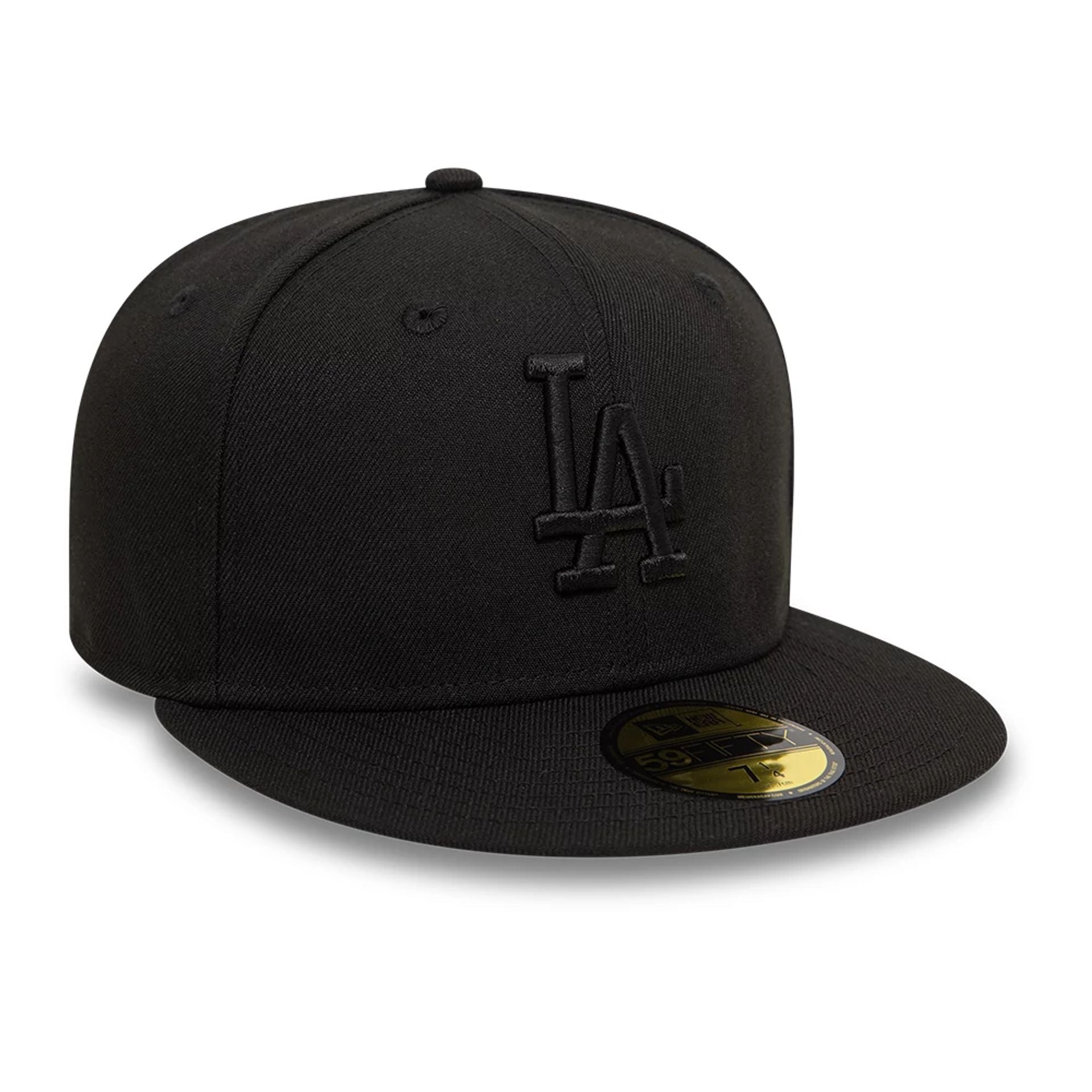 This is a LA Dodgers League Essential Black 59FIFTY Fitted Cap 6