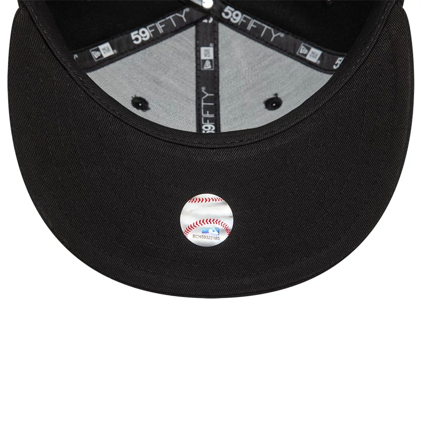 This is a LA Dodgers League Essential Black 59FIFTY Fitted Cap 2