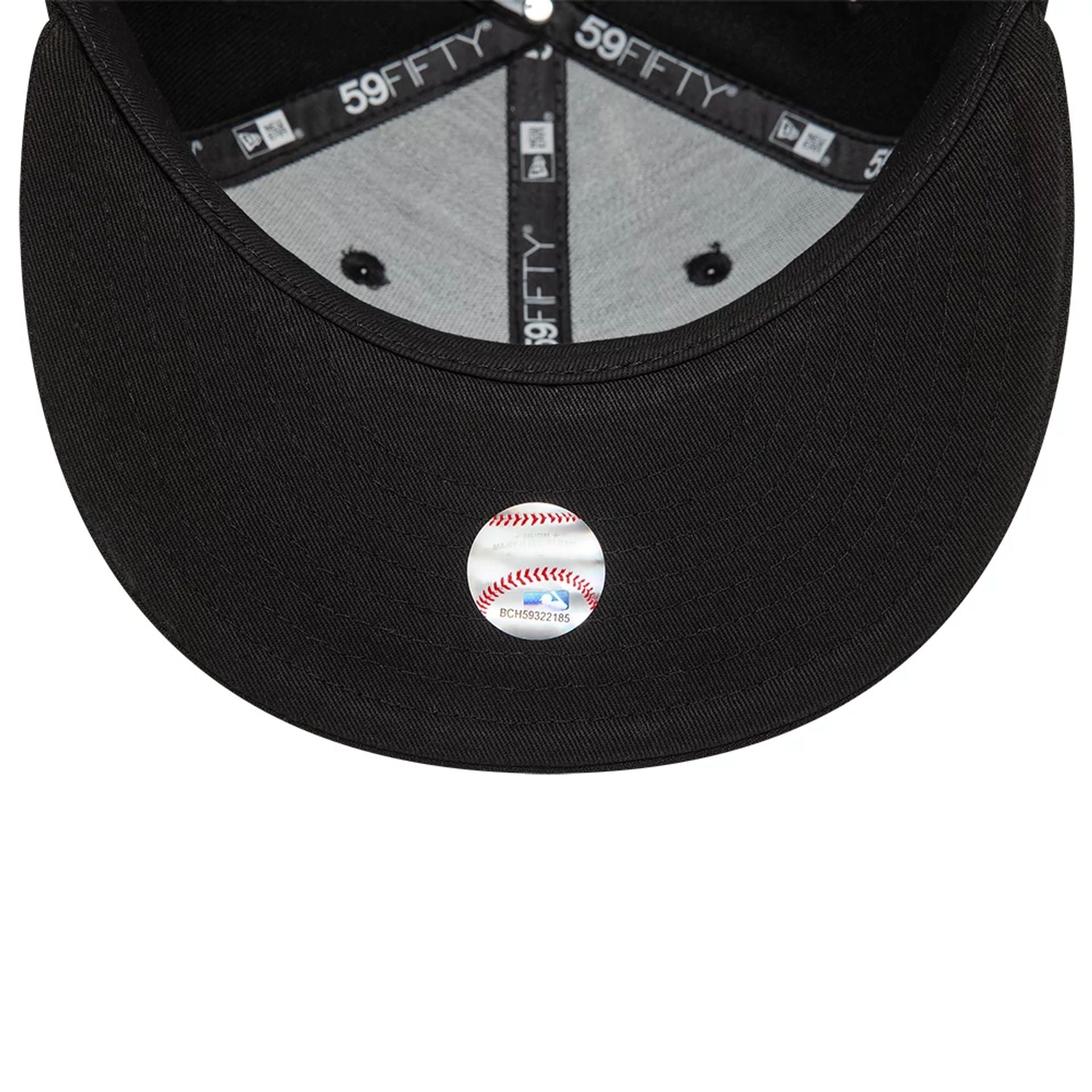 This is a LA Dodgers League Essential Black 59FIFTY Fitted Cap 2