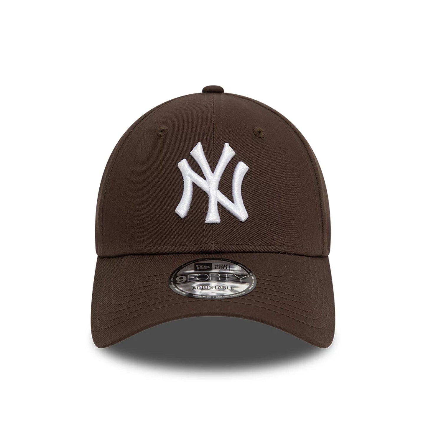 This is a New York Yankees League Essential Dark Brown 9FORTY Adjustable Cap 5